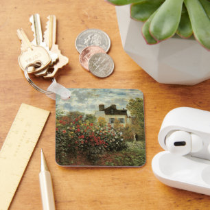 Porte-clés Le jardin de Monet à Argenteuil de Claude Monet