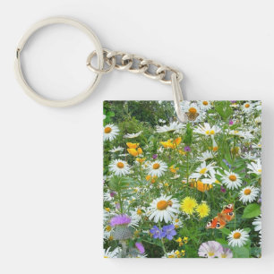 Porte-clés Le jardin des papillons