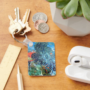 Porte-clés Le jardin du docteur Gachet, Auvers par Vincent va