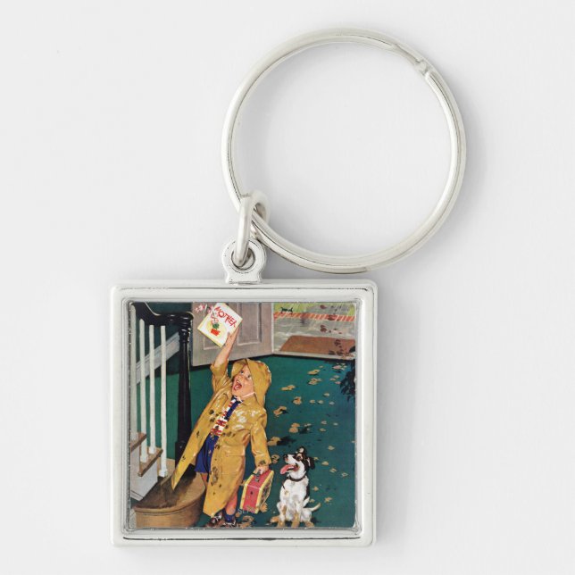 Porte-clés Le jour de mère heureux (Devant)