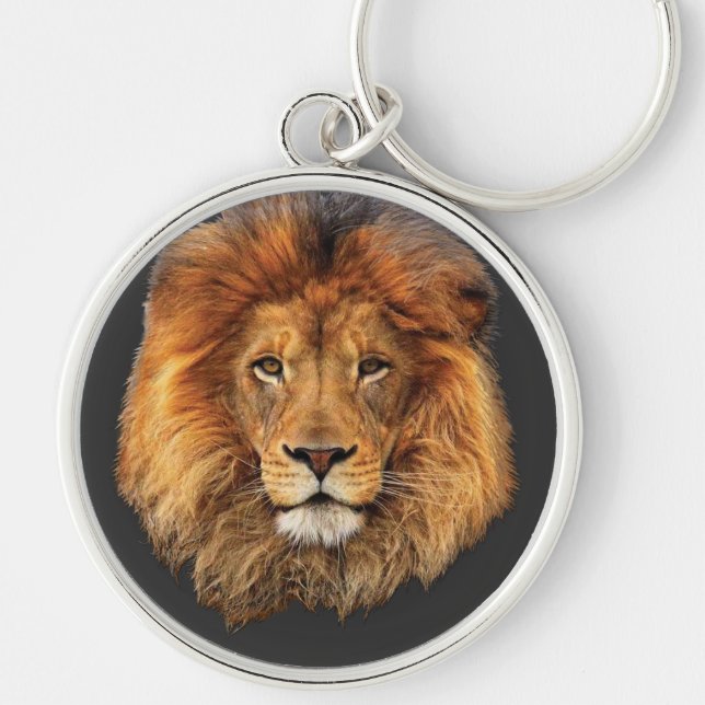Porte-clés Le lion de la faune africaine (Devant)