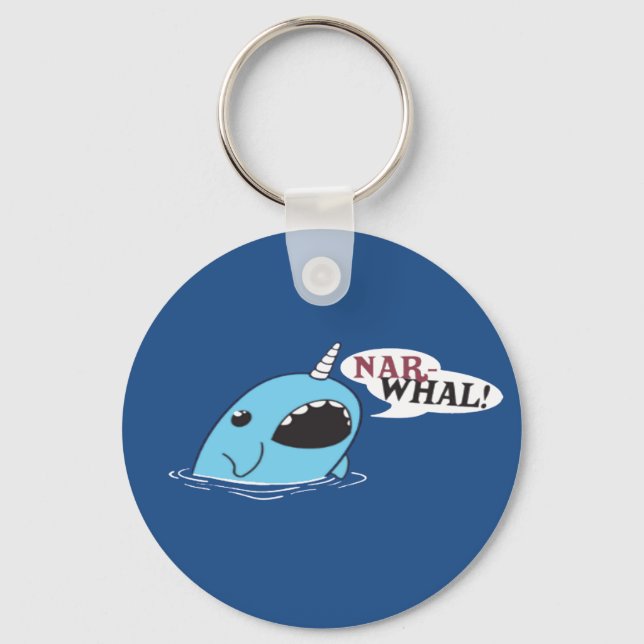 Porte-clés Le Loud Narwhal (Recto)