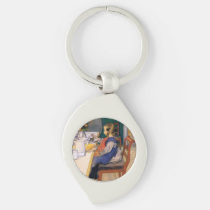 Porte-clés Le malheureux petit déjeuner de Carl Larsson