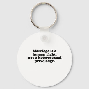 PORTE-CLÉS LE MARIAGE EST UN DROIT HUMAIN
