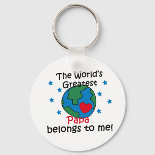 Porte-clés Le meilleur papa appartient à moi