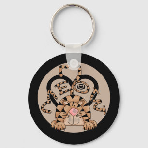 Porte-clés Le miaou de chat