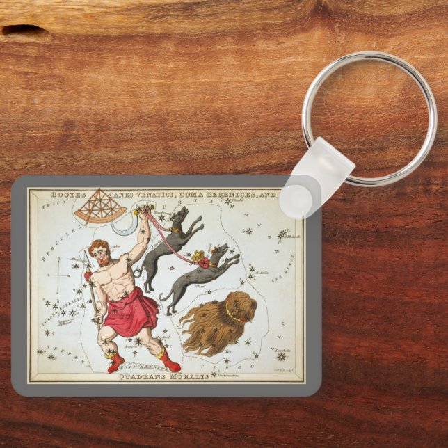 Porte-clés Le miroir de l'Ukraine, la carte céleste de l'astr (Recto)