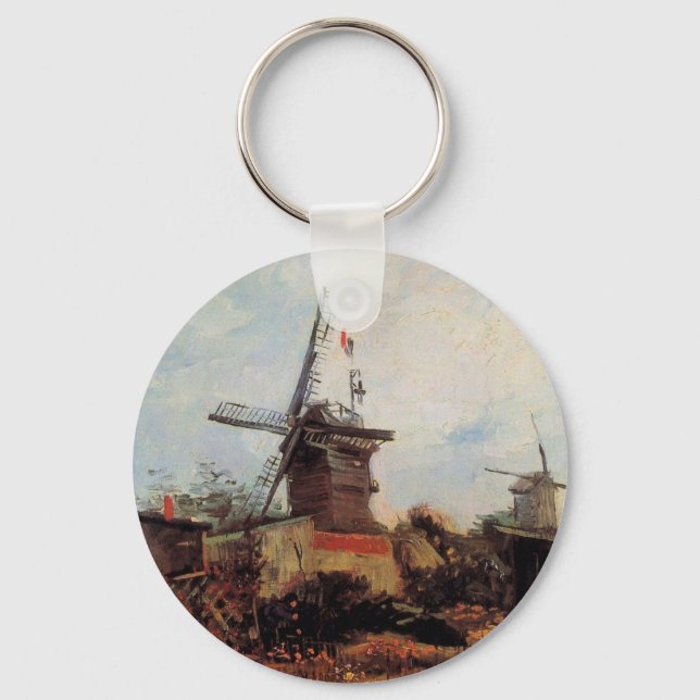 Porte-clés Le Moulin de Blute Fin par Vincent van Gogh (Recto)