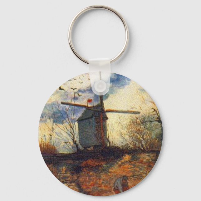 Porte-clés Le Moulin de la Galette Van Gogh (Recto)