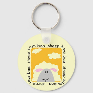 Porte-clés Le mouton indique des T-shirts et des cadeaux de b