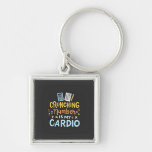 Porte-clés Le Numéro D'Arrêt Comptable Est Mon Cardio