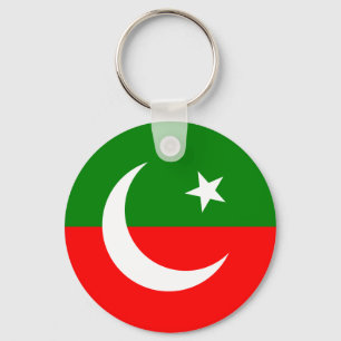Porte-clés Le Pakistan Tehreek E Insaf, drapeau de la
