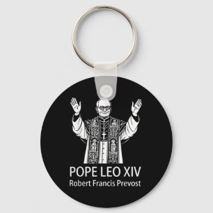 Porte-clés Le pape Leo Xiv Robert Francis Prevost