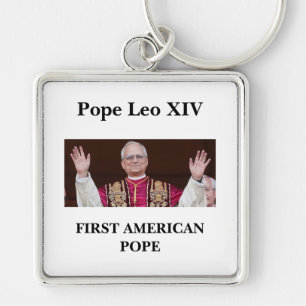 Porte-clés Le Pape Léon XIV, Premier Pape Américain