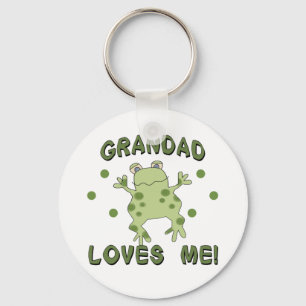 Porte-clés Le papy m'aime grenouille