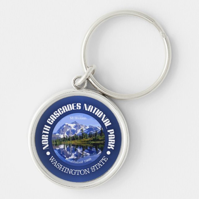 Porte-clés Le Parc national de North Cascades (Devant)