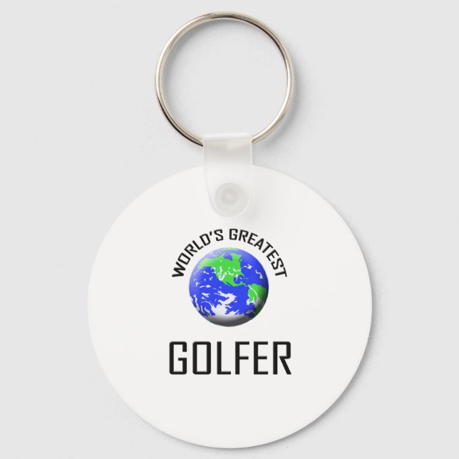 Porte-clés Le plus grand golfeur du monde (Recto)