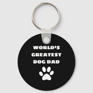 Porte-clés Le plus grand papa de chien du monde personnalisé