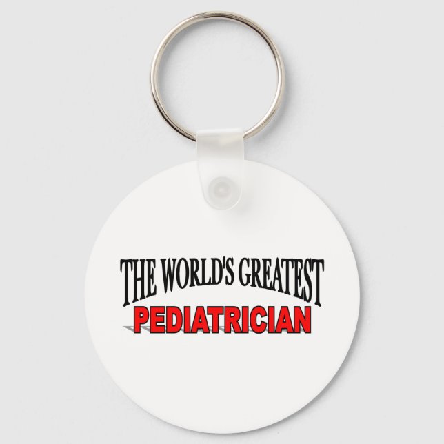 Porte-clés Le plus grand pédiatre du monde (Recto)