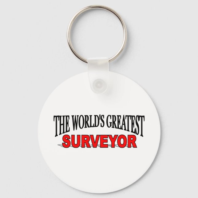 Porte-clés Le plus grand Surveyor du monde (Recto)