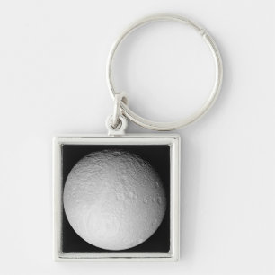 Porte-clés Le pôle Sud de la lune de Saturne Tethys