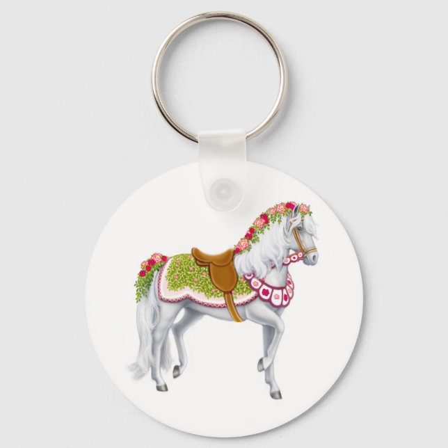 Porte-clés Le Porte - clé du cheval Rose (Recto)