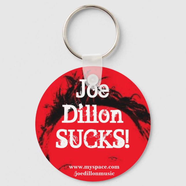 Porte-clés Le porte - clé Joe Dillon SUCKS ! (Recto)