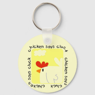 Porte-clés Le poulet indique des T-shirts et des cadeaux de g