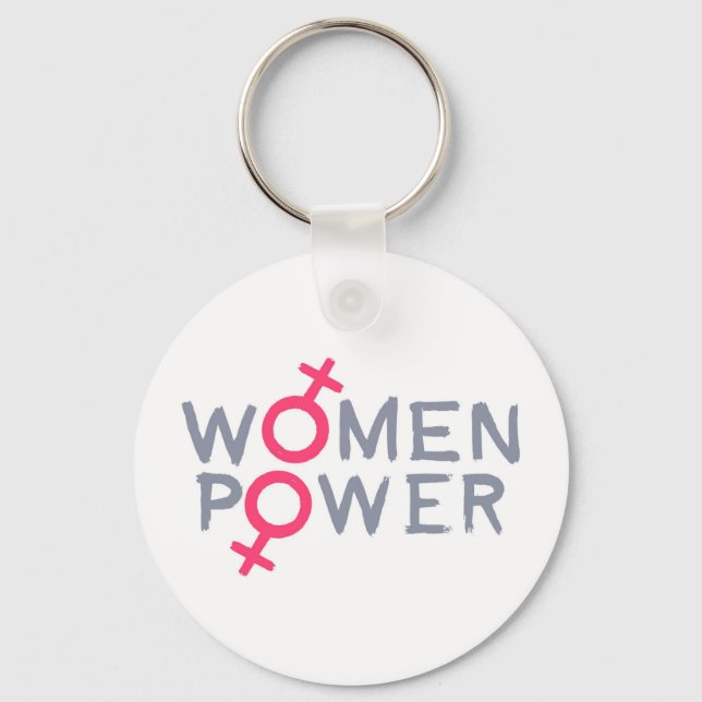 Porte-clés Le pouvoir des femmes (Recto)