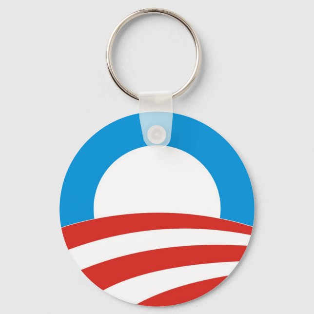 Porte-clés le président barack obama, logo usa élections 2012 (Recto)