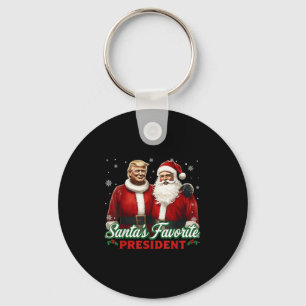 Porte-clés Le président préféré du Père Noël Noël Mignon Trum