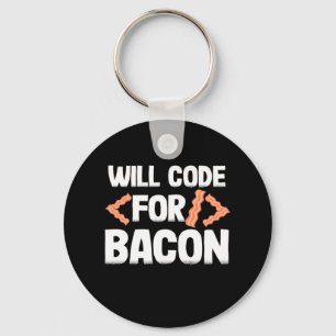 Porte-clés Le Programmeur Va Code Pour Bacon
