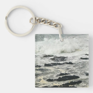 Porte-clés Le puits de Thor, Cape Perpetua, côte de l'Oregon