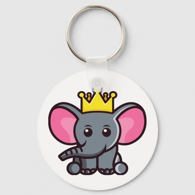 Porte-clés Le roi éléphant (Recto)