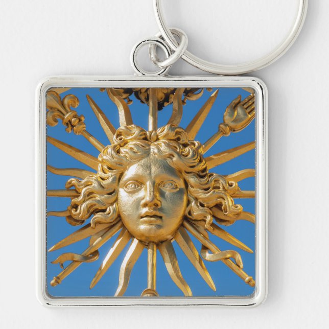 Porte-clés Le Roi Soleil à la Porte d'Or du château de Versai (Devant)