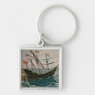 Porte-clés Le Santa Maria approchant la côte de nouveau W