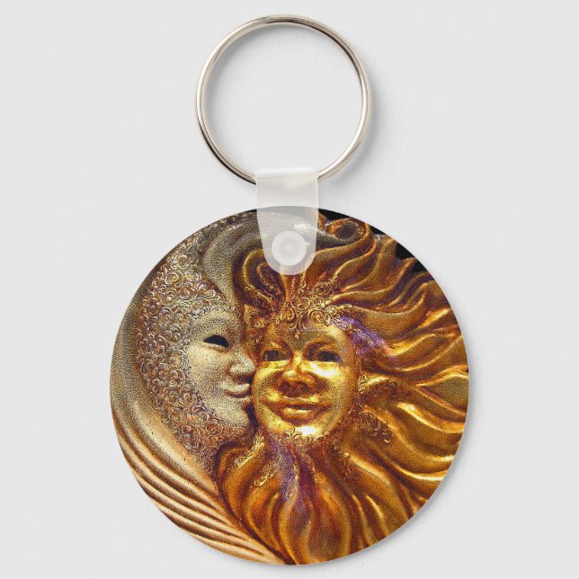 Porte-clés Le Soleil, La Lune, Le Baiser (Recto)