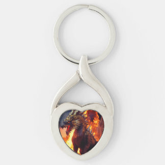 Porte-clés Le souffle du dragon