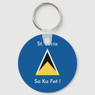 Porte-clés Le St Lucia, porte - clé de FET de ka de SA