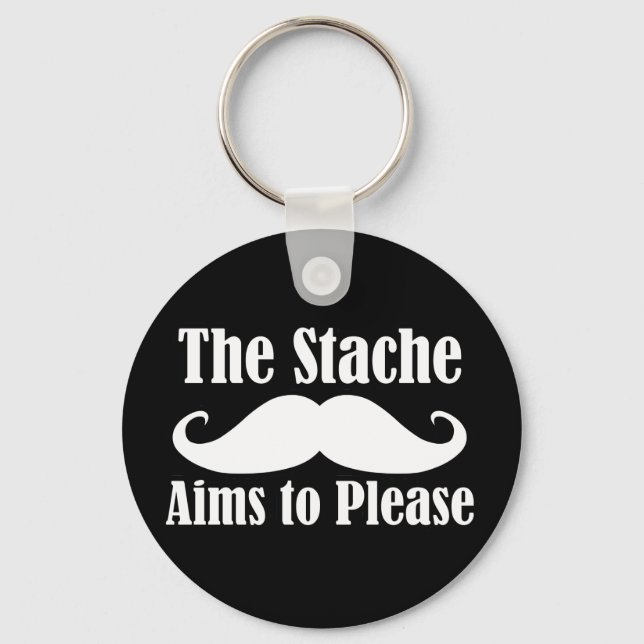 Porte-clés Le Stache veut s'introduire (Recto)