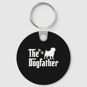 Porte-clés Le T-shirt The Dogfather Fête des Pères Cadeau Pap