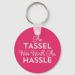 Porte-clés Le Tassel Vaut La Diplôme Hassle   Rose