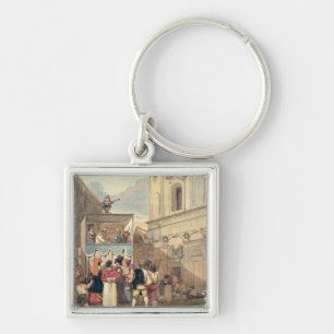 Porte-clés Le théâtre de marionnette