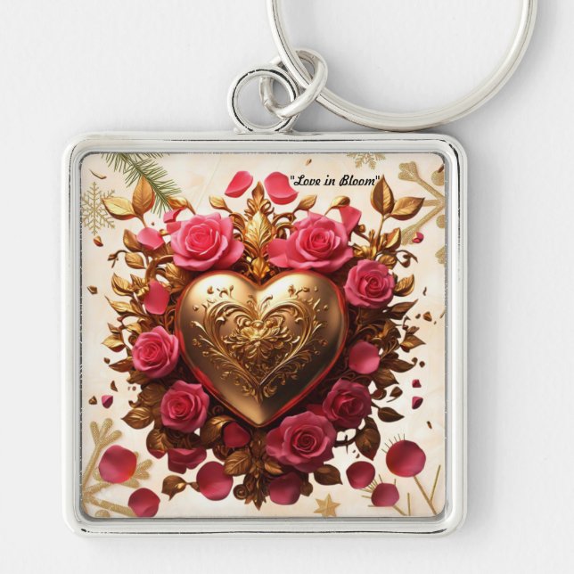 Porte-clés "Le toucher d'or de l'amour" (Devant)