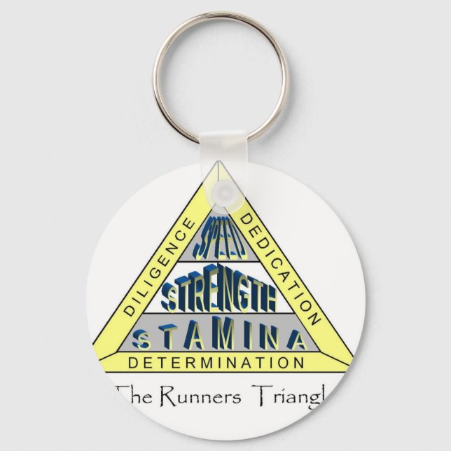 PORTE-CLÉS LE TRIANGLE DU RUNNER (Recto)