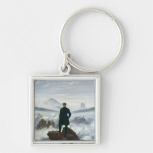 Porte-clés Le vagabond au-dessus de la mer du brouillard,