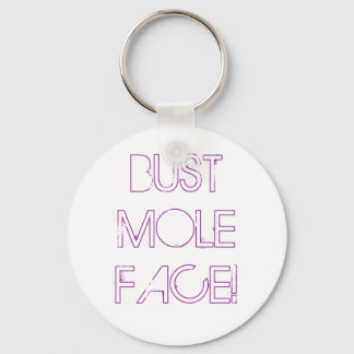 PORTE-CLÉS LE VISAGE DU MOLE POUSSÉ !