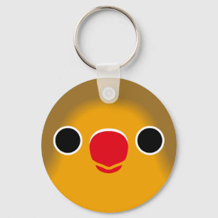 Porte-clés Le visage d'un oiseau de pêcheur