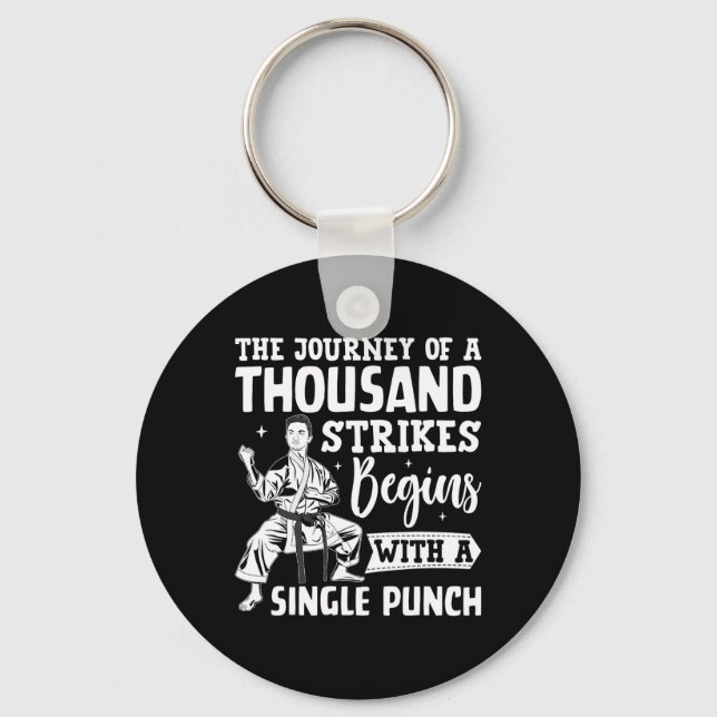 Porte-clés Le Voyage D'Un Mille Grèves Commence Par Un Si (Recto)