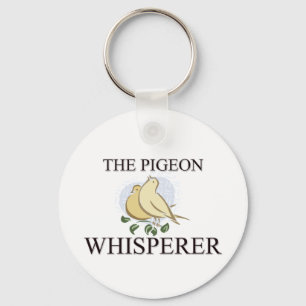 Porte-clés Le Whisperer de pigeon
